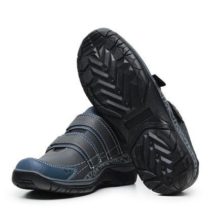 Imagem de Sapatenis Masculino Sustentavel com Fechamento em Tiras Elegancia e Consciencia Alta Qualidade Cinza