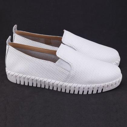 Imagem de Sapatênis Mocassim feminino Bottero 354306 Couro Slip On
