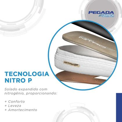 Imagem de Sapatênis Pegada 112003 Masculino Branco