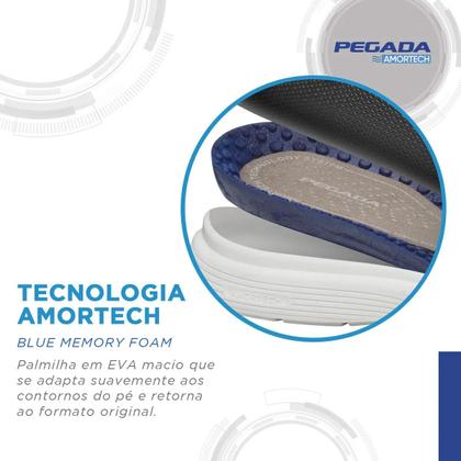 Imagem de Sapatênis Pegada 112201 Masculino Preto