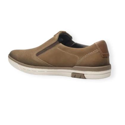 Imagem de Sapatenis pegada masculino em couro casual 119311-06 marrom