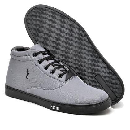 Imagem de Sapatenis Tenis Cano Alto Casual Masculino Botinha