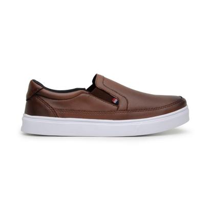 Imagem de Sapatenis Tênis Masculino Casual Iate Slip On Mocassim Leve Confortável Fechamento Elastico Parra Boots