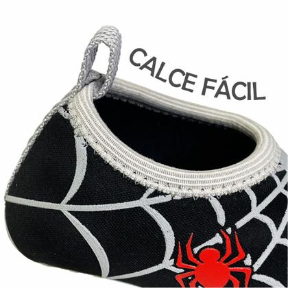 Imagem de Sapatilha Antiderrapante Infantil Aranha Meia, Magicc S107