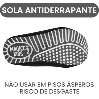 Imagem de Sapatilha Antiderrapante Infantil Aranha Meia, Magicc S107