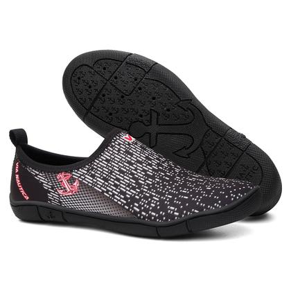 Imagem de Sapatilha Aquática Âncora Preto com Vermelho