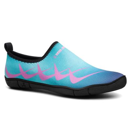 Imagem de Sapatilha Aquática Boo Azul e Rosa