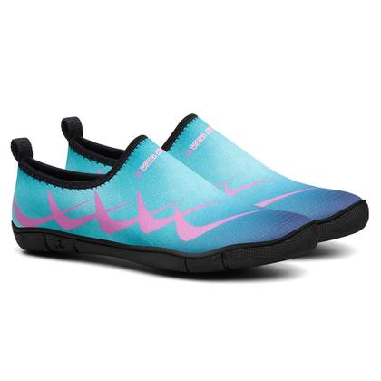 Imagem de Sapatilha Aquática Boo Azul e Rosa