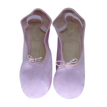 Imagem de Sapatilha Ballet Lona Solado Dividido Rosa Infantil