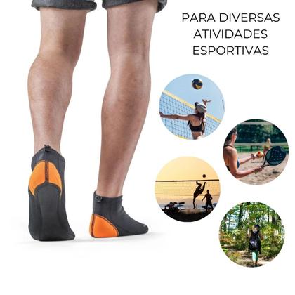 Imagem de Sapatilha Beach Tennis de Compressão Proteção No Esporte de Areia Com Elástico De Ajuste Praia Volei