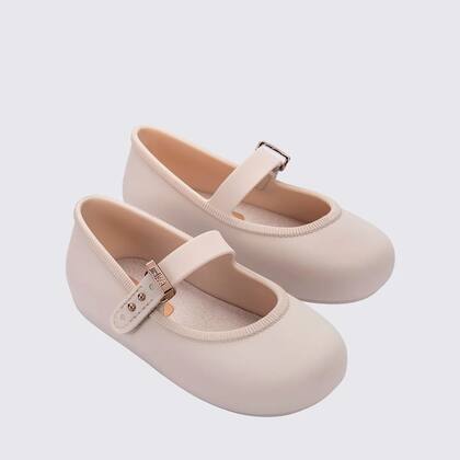 Imagem de Sapatilha Bebê Mini Melissa Soft Ballerina Baby Bege