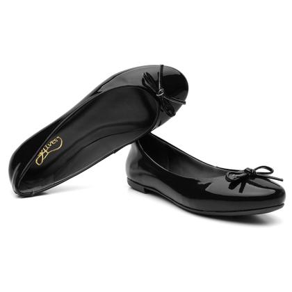 Imagem de Sapatilha Bico Redondo Leticia Alves Lisa Basica com Laço Pequeno