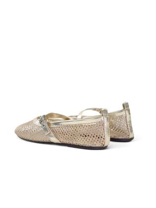 Imagem de Sapatilha Boneca Tela - Ouro