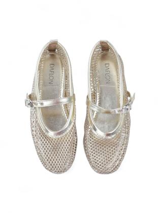 Imagem de Sapatilha Boneca Tela - Ouro