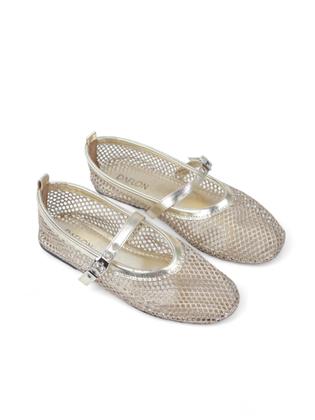 Imagem de Sapatilha Boneca Tela - Ouro