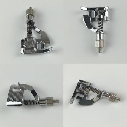 Imagem de Sapatilha calcador sapata ponto bainha invisível com guia metal regulagem para maquinas costura domestica caseira 