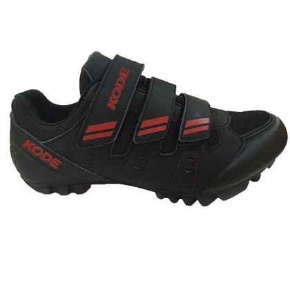 Imagem de Sapatilha Ciclismo Unissex Kode Mtb Active Preto Vermelho SSX Multicoisas