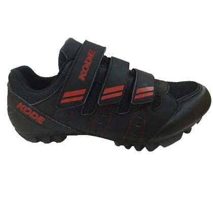 Imagem de Sapatilha Ciclismo Unissex Kode Mtb Active Preto Vermelho SSX Multicoisas