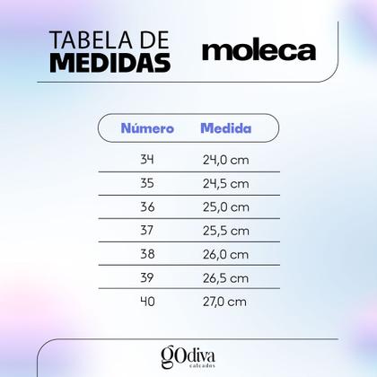Imagem de Sapatilha Clássica Moleca 52075