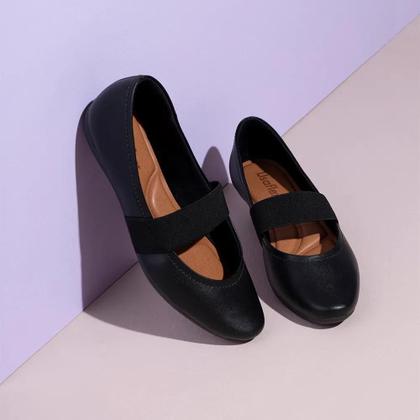 Imagem de Sapatilha elástico usaflex couro