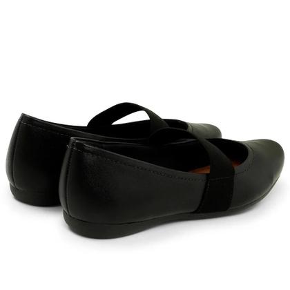 Imagem de Sapatilha elástico usaflex couro