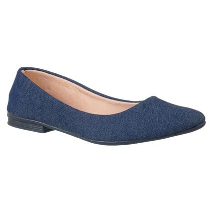 Imagem de Sapatilha Feminina Bico Fino Verniz Lisa