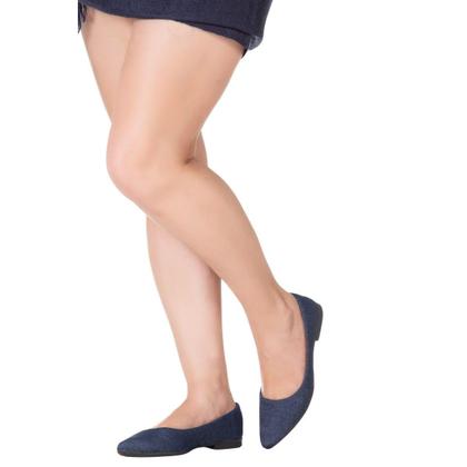 Imagem de Sapatilha Feminina Bico Fino Verniz Lisa