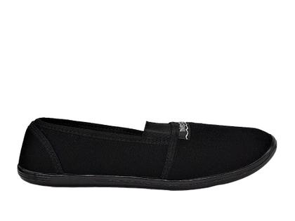 Imagem de Sapatilha Feminina de Pano e Elástico Calce Fácil Confortável Moleca 52059