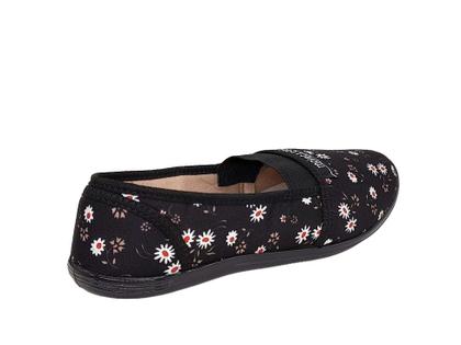 Imagem de Sapatilha Feminina de Pano e Elástico Calce Fácil Confortável Moleca 52059