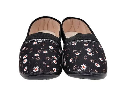 Imagem de Sapatilha Feminina de Pano e Elástico Calce Fácil Confortável Moleca 52059