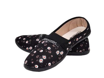 Imagem de Sapatilha Feminina de Pano e Elástico Calce Fácil Confortável Moleca 52059