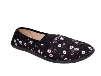 Imagem de Sapatilha Feminina de Pano e Elástico Calce Fácil Confortável Moleca 52059