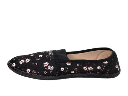 Imagem de Sapatilha Feminina de Pano e Elástico Calce Fácil Confortável Moleca 52059