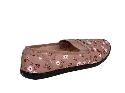 Imagem de Sapatilha Feminina de Pano e Elástico Calce Fácil Confortável Moleca 52059