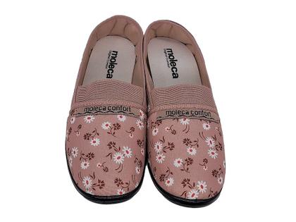 Imagem de Sapatilha Feminina de Pano e Elástico Calce Fácil Confortável Moleca 52059