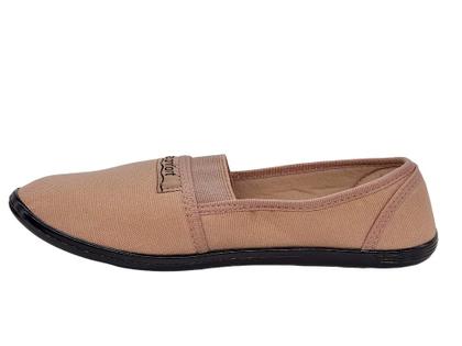 Imagem de Sapatilha Feminina de Pano e Elástico Calce Fácil Confortável Moleca 52059