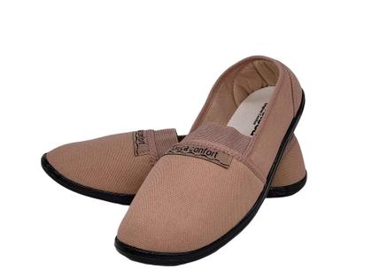 Imagem de Sapatilha Feminina de Pano e Elástico Calce Fácil Confortável Moleca 52059