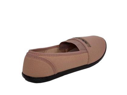 Imagem de Sapatilha Feminina de Pano e Elástico Calce Fácil Confortável Moleca 52059