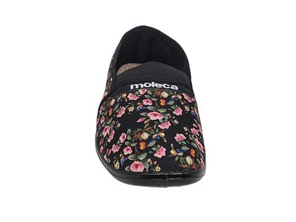 Imagem de Sapatilha Feminina de Pano e Elástico Calce Fácil Confortável Moleca 52059