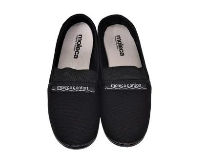 Imagem de Sapatilha Feminina de Pano e Elástico Calce Fácil Confortável Moleca 52059