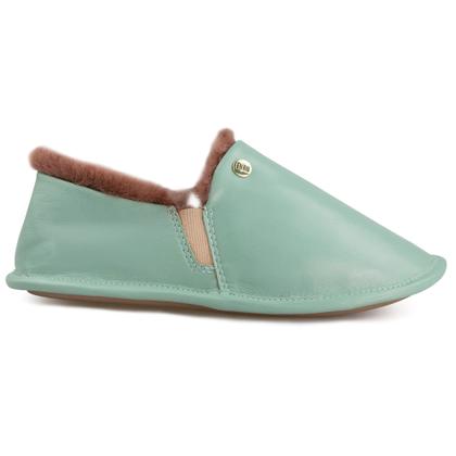 Imagem de Sapatilha feminina em couro Urupema forrada em lã natural Ref.:21804