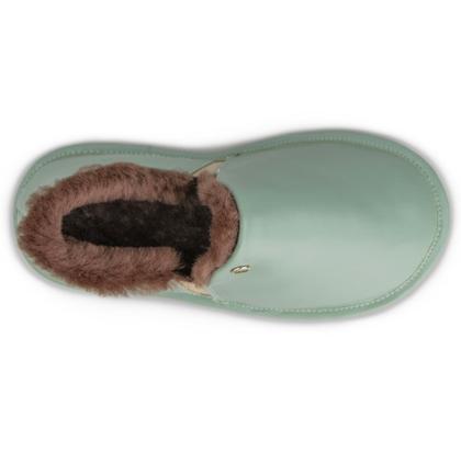Imagem de Sapatilha feminina em couro Urupema forrada em lã natural Ref.:21804