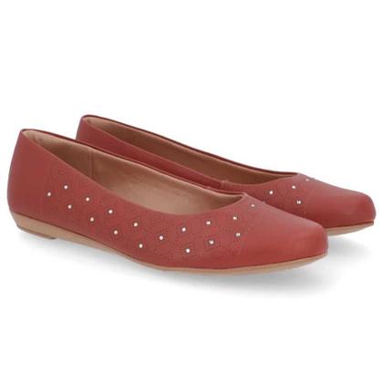 Imagem de Sapatilha Feminina Laser Strass Telha Usaflex UF0102