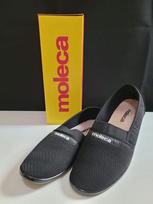 Imagem de Sapatilha Feminina Moleca 52059 Tecido Brim e Orion Várias Cores e Estampas