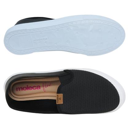 Imagem de Sapatilha Feminina Moleca Alpargata Slip On Iate Confortável Clássica 5296.530 Preto