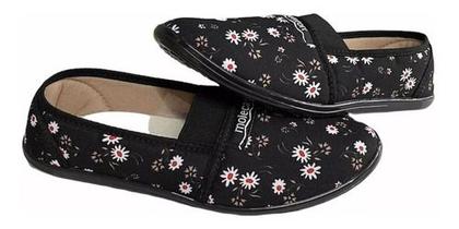 Imagem de Sapatilha feminina moleca de pano e elástico moleca original 