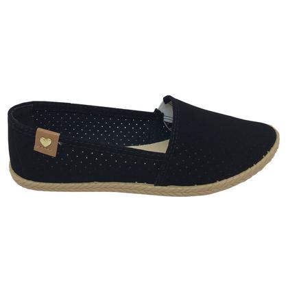 Imagem de Sapatilha Feminina Moleca Microperfuros Nobuck Pele Neo