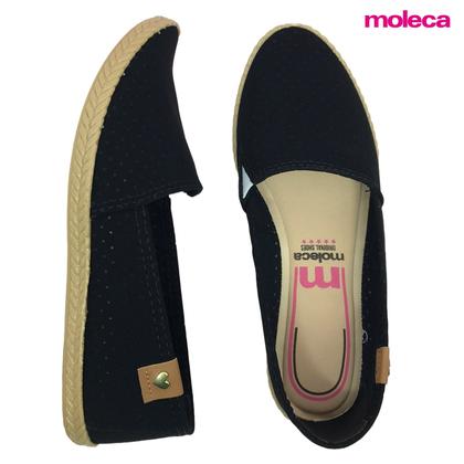 Imagem de Sapatilha Feminina Moleca Microperfuros Nobuck Pele Neo