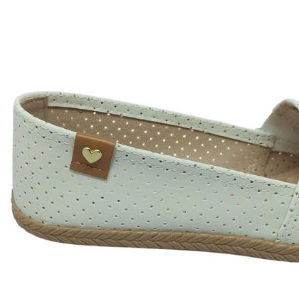 Imagem de Sapatilha Feminina Moleca Microperfuros Nobuck Pele Neo