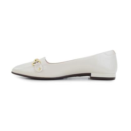Imagem de Sapatilha Feminina Moleca Verniz Siena Off White - 5785